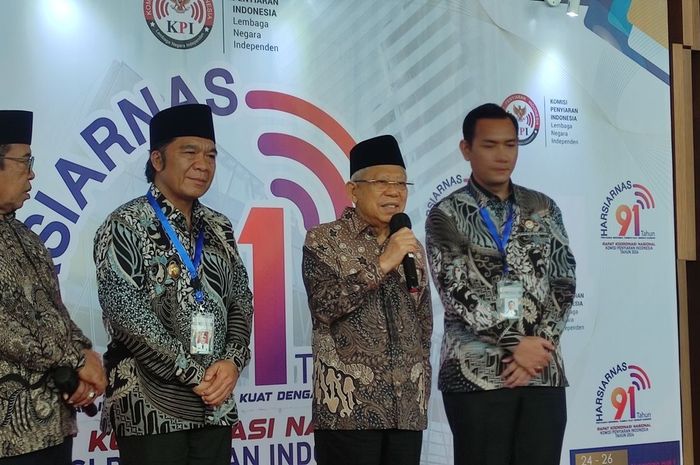 Wapres Ma’ruf Amin Minta KPI Awasi Isi Siaran Demi Kepentingan Publik dan Kebinekaan